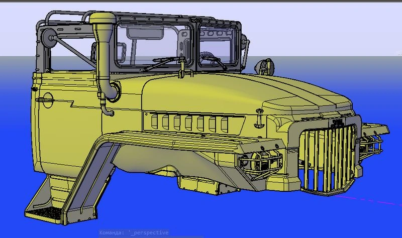 Кабина Урал-375