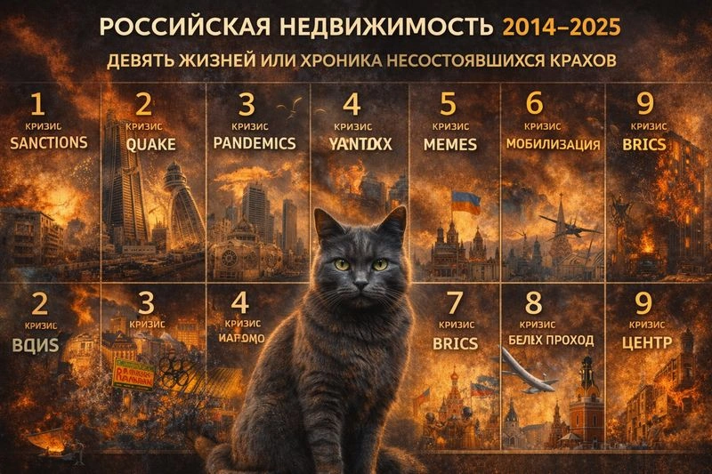 Российская недвижимость 2014-2025, или хроника не состоявшихся крахов.
