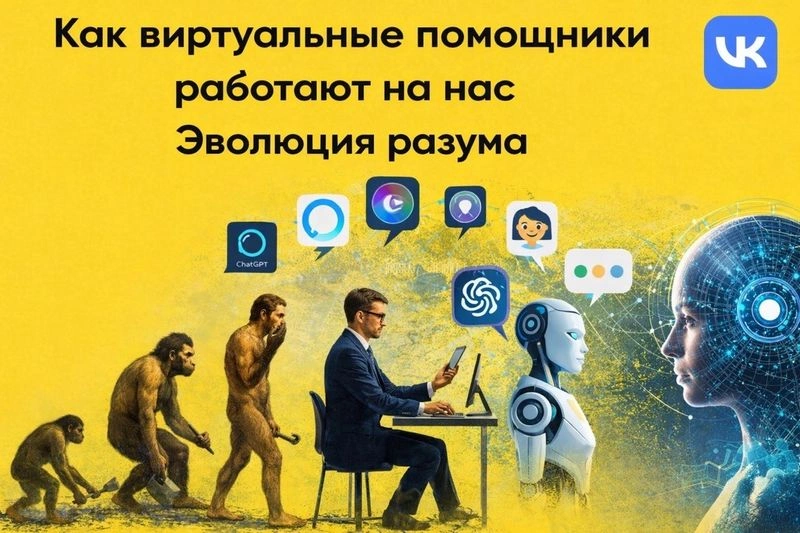 Эволюция разума: Как виртуальные помощники становятся нашим когнитивным превосходством.