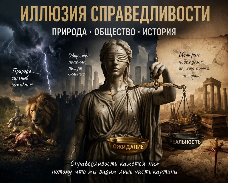 Иллюзия справедливости. Природа, общество, история.