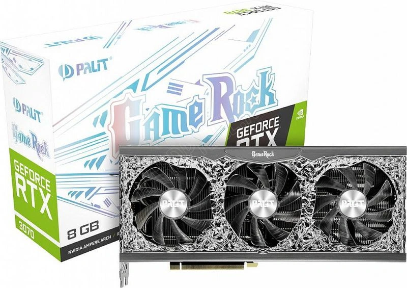 Продается видеокарта Palit GeForce RTX 3070 GameRock (ПРОДАНО)