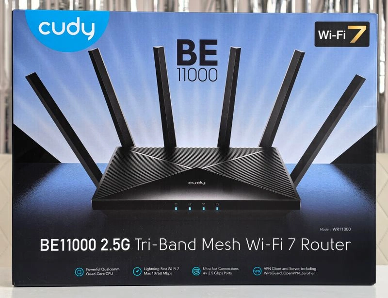 Обзор трехдиапазонного роутера Cudy WR11000, или на фига нам 6 ГГц?