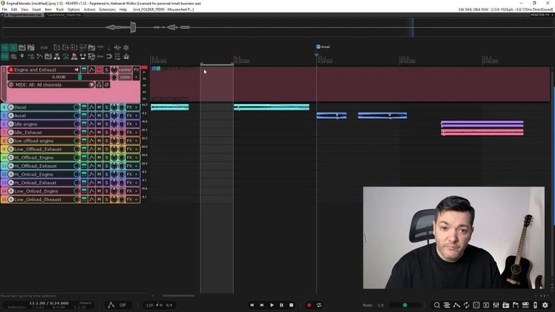 Быстрая навигация между айтемами и маркерами в Reaper
