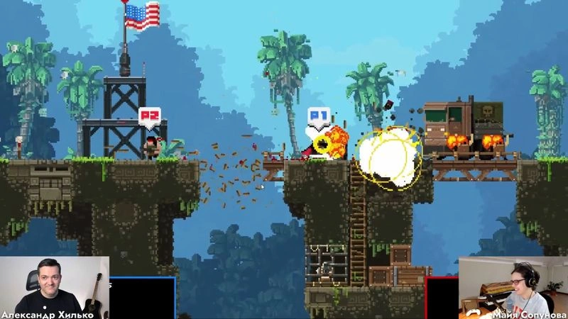 Звук в пиксельных играх на примере Broforce и Huntdown