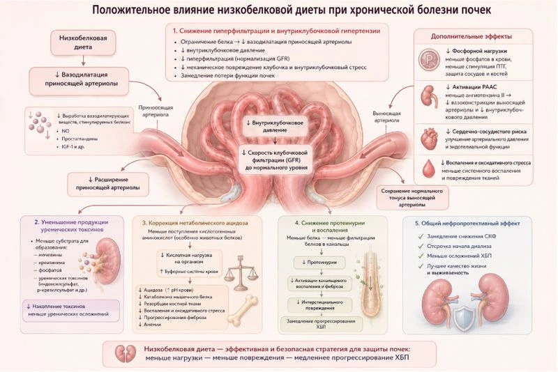 Ограничение белка при ХБП