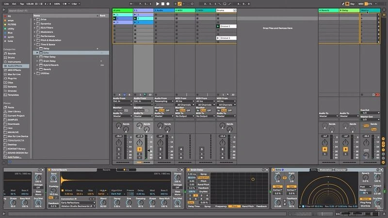 Начало работы в Ableton Live