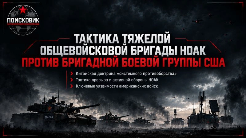 Тактика тяжелой общевойсковой бригады НОАК против бригадной боевой группы США