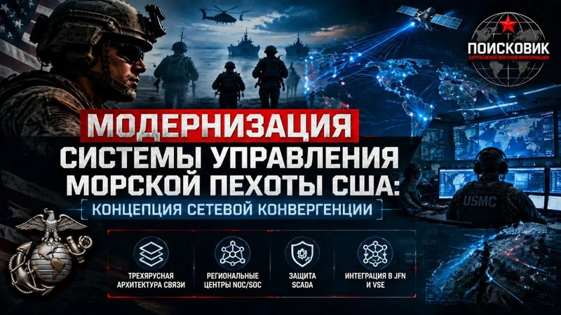 Модернизация системы управления КМП США: концепция сетевой конвергенции
