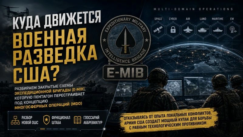 Структура, функции и перспективный облик экспедиционной бригады военной разведки СВ США