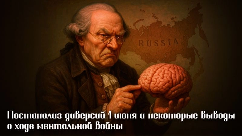 Постанализ диверсий 1 июня и некоторые выводы о ходе ментальной войны