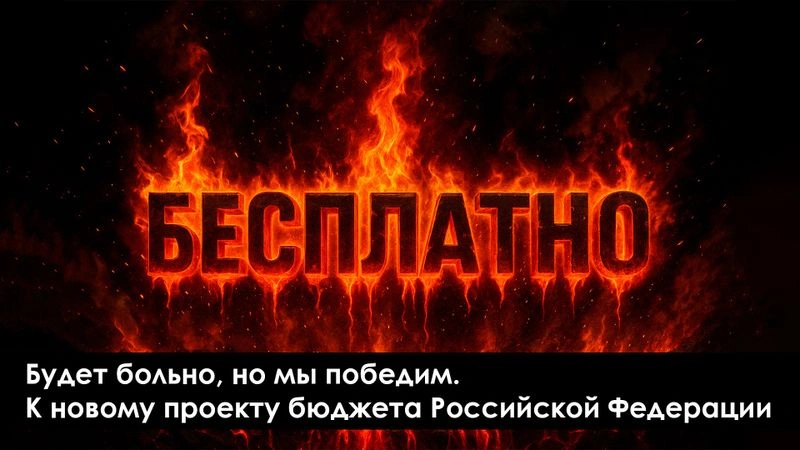 Будет больно, но мы победим. К новому проекту бюджета Российской Федерации