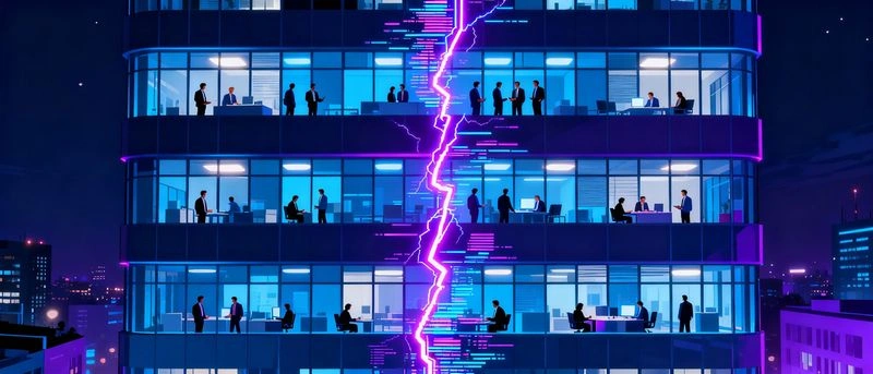 Корпоративный разлом 1. Как ИИ в корне меняет корпоративную систему управления.