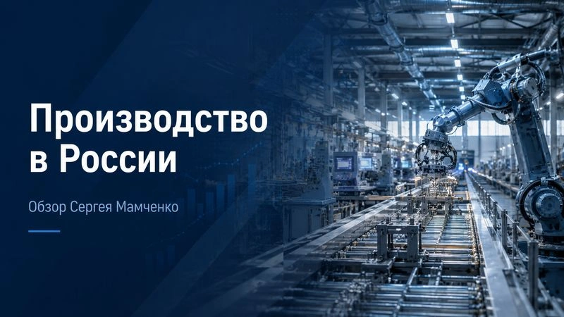 Отраслевой обзор от Сергея Мамченко. Производство (первый квартал 2026 г.)