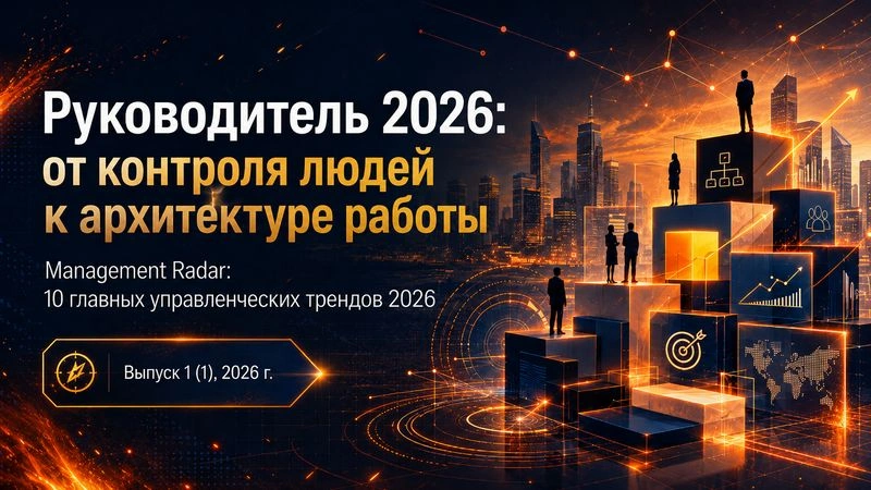 Management Radar от Сергея Мамченко. Руководитель 2026: от контроля людей к архитектуре работы, выпуск № 1 (июль, 2026)