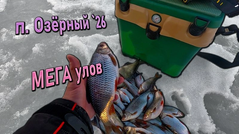 посёлок Озёрный март 2026 и МЕГА улов