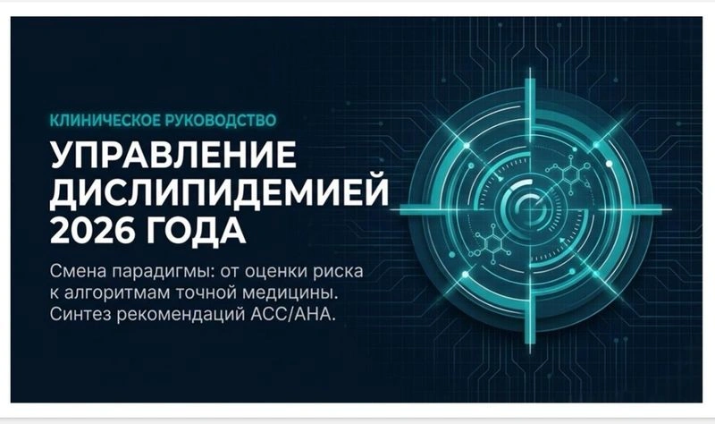 Новые Американские рекомендации по Дислипидемии 2026 г