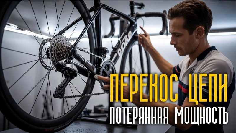 Перекос цепи — потерянная мощность. #2