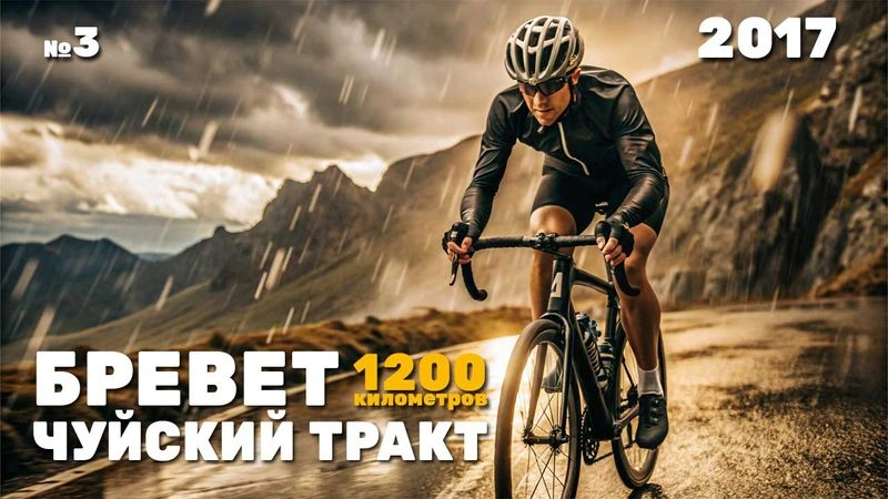 Работа КП на маршруте. Чуйский тракт. Бревет 1200 км. 2017 год. № 3