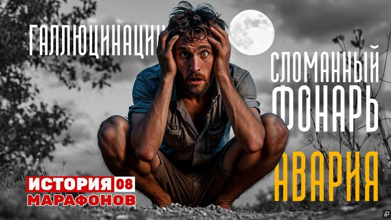 Ночные Галлюцинации. Авария на дороге. Сломался очередной фонарь. #08