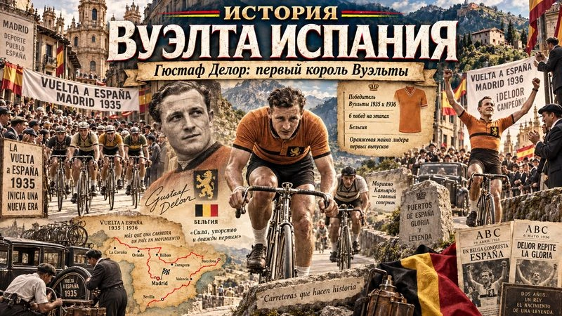 Гюстав Делор — Первый король Вуэльты. № 10