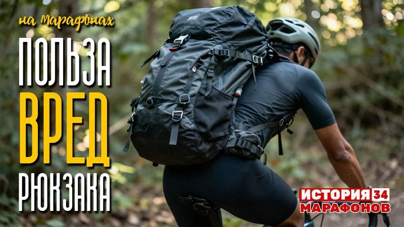 Польза или вред рюкзака на марафонах? #34