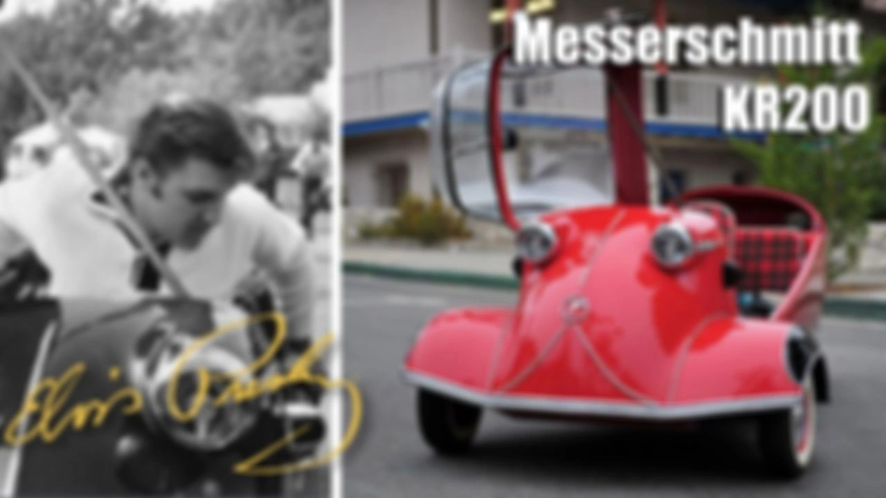 Элвис Пресли и его Messerschmitt KR200