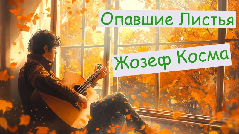 Как играть на пианино джазовый стандарт «Опавшие Листья"| Жозеф Косма+ноты