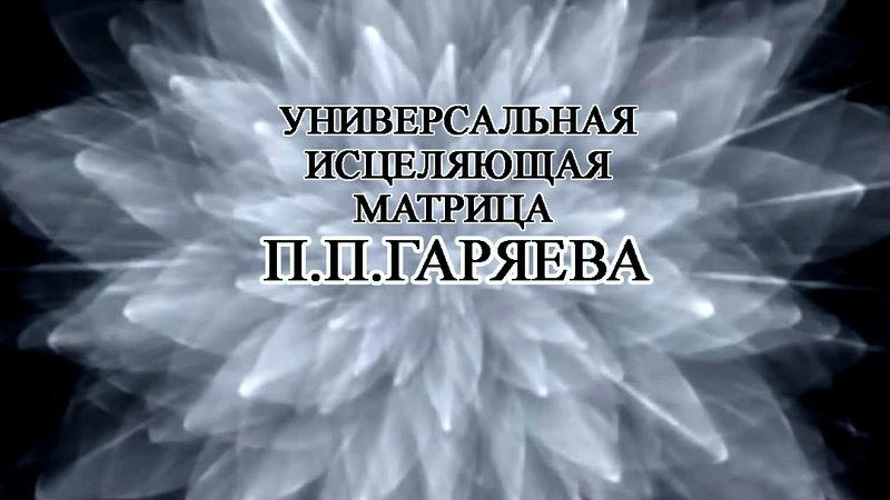 Универсальная исцеляющая матрица П. П. Гаряева