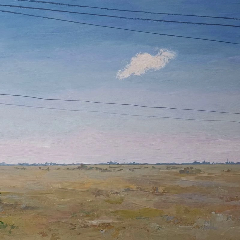 Пейзаж с полем. Урок по рисованию гуашью