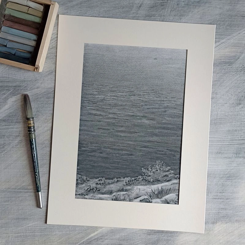 Черное море. Урок по рисованию соусом