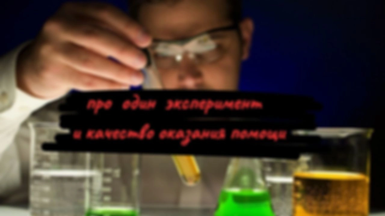 Про качество помощи. Видео отчёт.