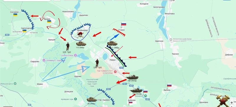 Красный Лиман. Изменения на утро 07.01.2026 года