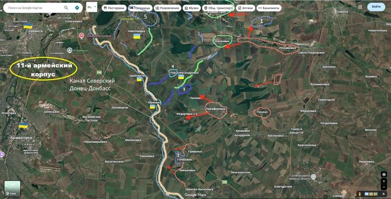 Славянско-Краматорская наступательная операция, восточное направление (изменения на 19.03.2026)