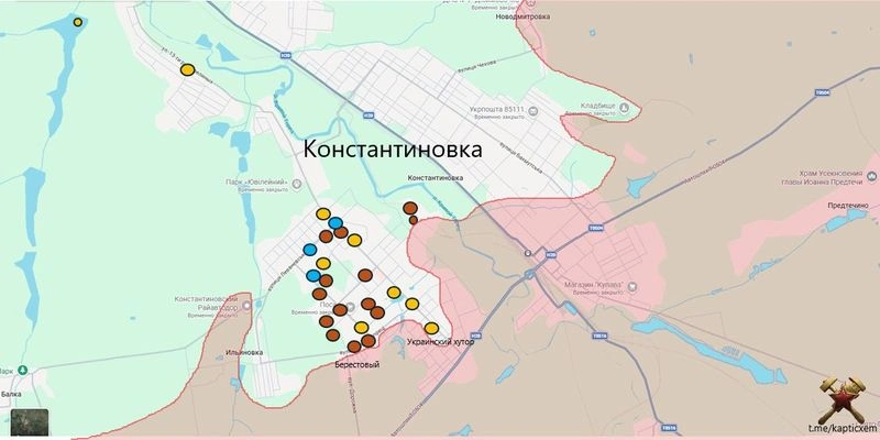 Константиновка. Гарнизон ВСУ под ударами ФАБ-3000 в апреле (продолжение)