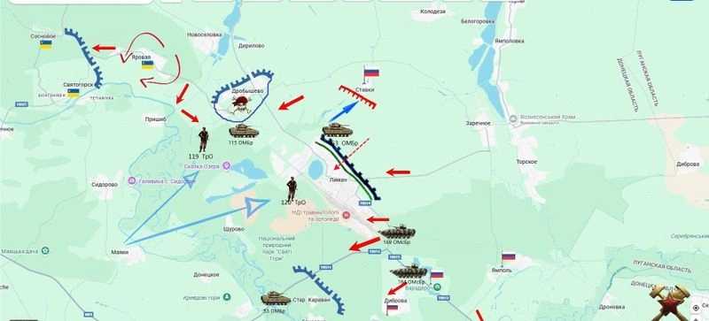 Красный Лиман штурм
