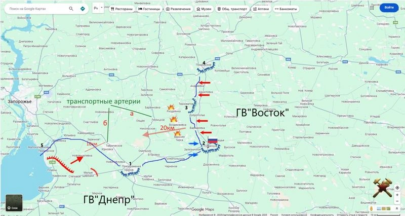 Обстановка южнее Запорожья 11.01.2026