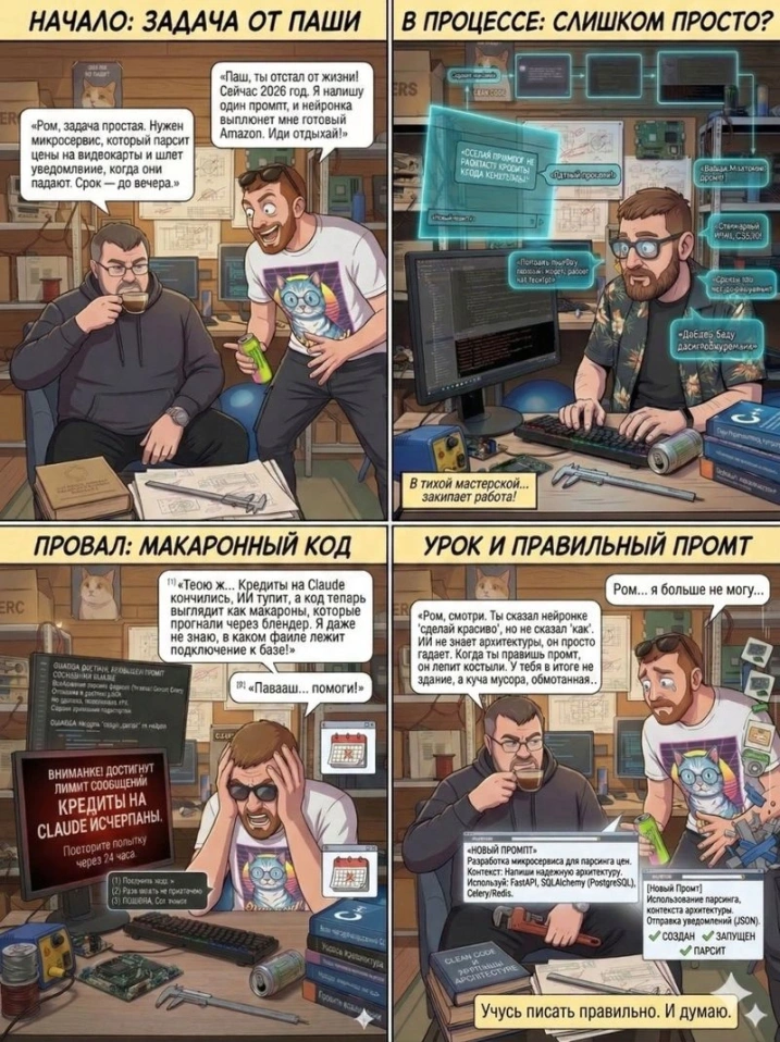 Смерть от тысячи промптов, или Почему «напиши промт» не работает