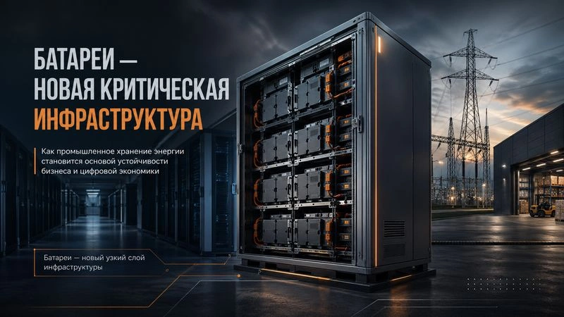 Литиевый дедлайн-2026: почему батареи становятся новым узким местом промышленного рынка