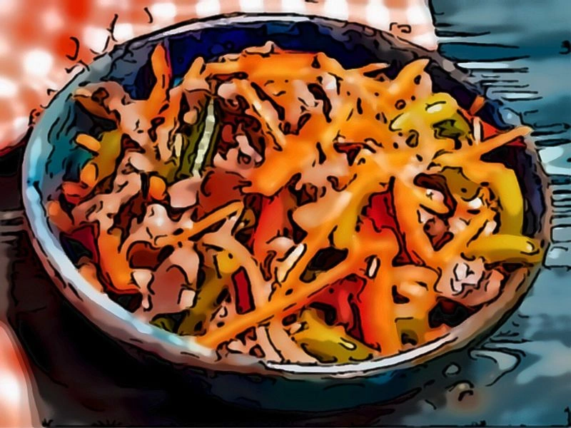 Куриные желудки по-корейски