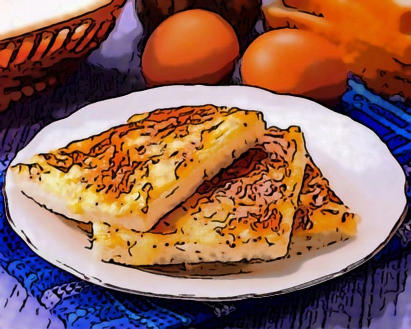 Гренки с сыром по-валлийски