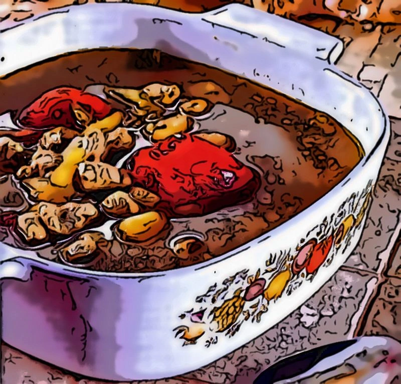 Куриный суп с картофелем