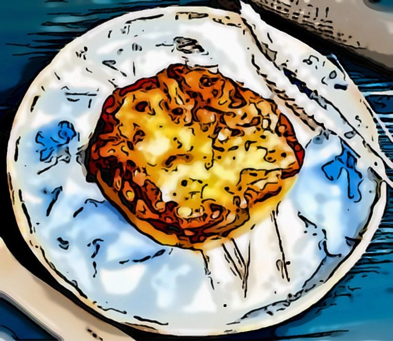 Пицца с колбасками