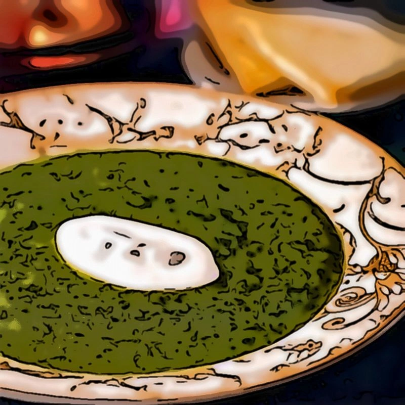 Английский крем-суп из кресс-салата