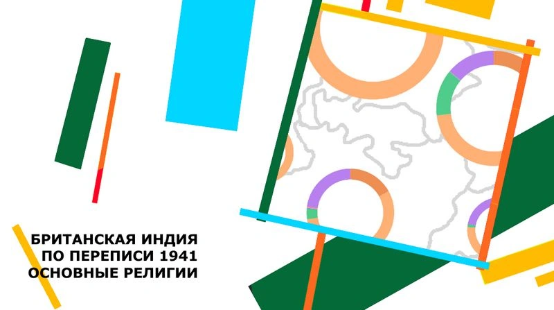 Британская Индия по переписи населения 1941 года. Основные религии
