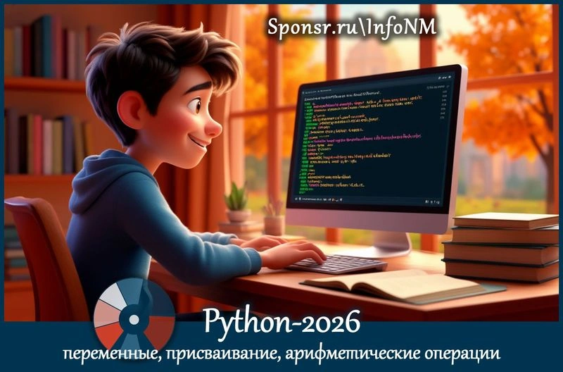 Python-26: Переменные. Присваивание. Арифметика