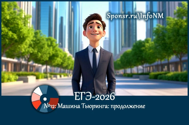 ЕГЭ-26. № 12. Машина Тьюринга: часть 2