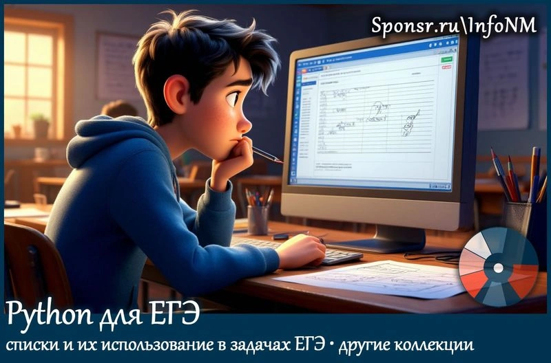 ЕГЭ-26: Списки и др. коллекции Python