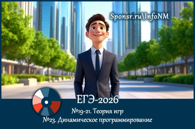 ЕГЭ-2026. № 19-21 — Теория игр. № 23 — Динамическое программирование