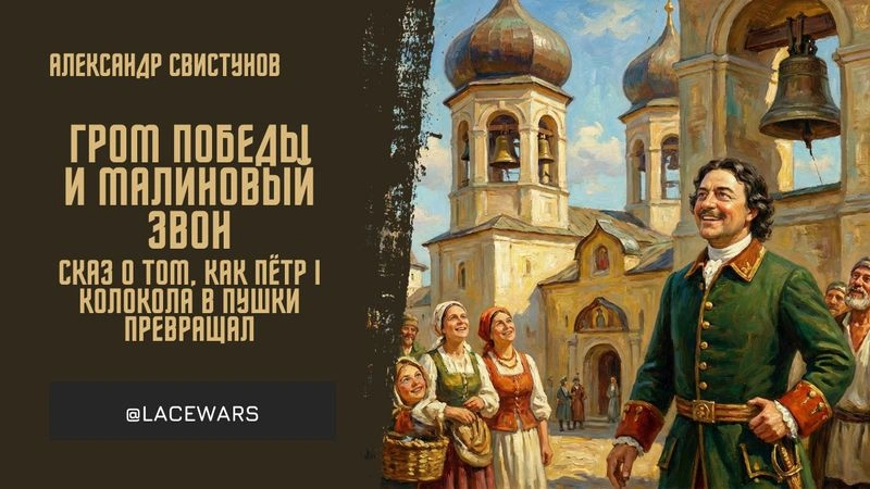 Гром победы и малиновый звон: сказ о том, как Пётр I колокола в пушки превращал