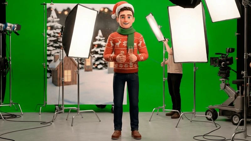 🎄Мастер-класс: 🎉 Новогоднее поздравление с помощью ИИ и CapCut #25214